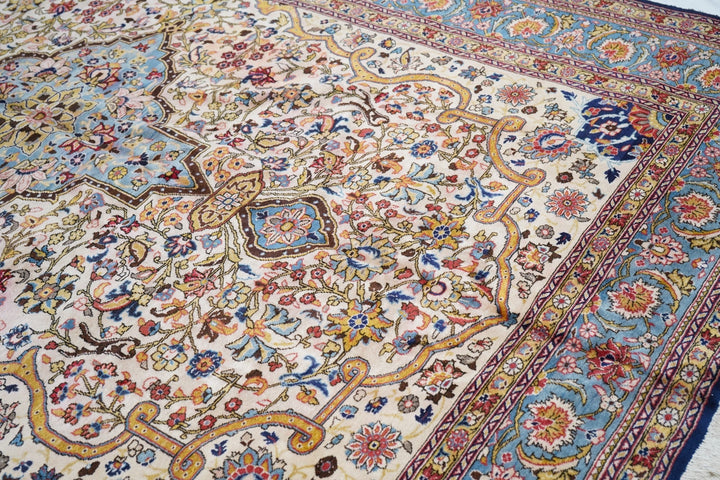 Fine Persian Qum Wool Rug 8'1'' x 11'4''