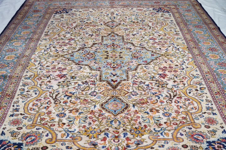 Fine Persian Qum Wool Rug 8'1'' x 11'4''