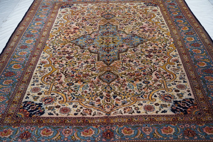 Fine Persian Qum Wool Rug 8'1'' x 11'4''