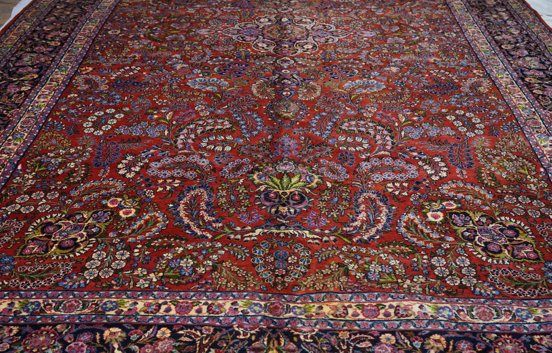 Vintage Kazvin Rug 10'4'' x 19'4''