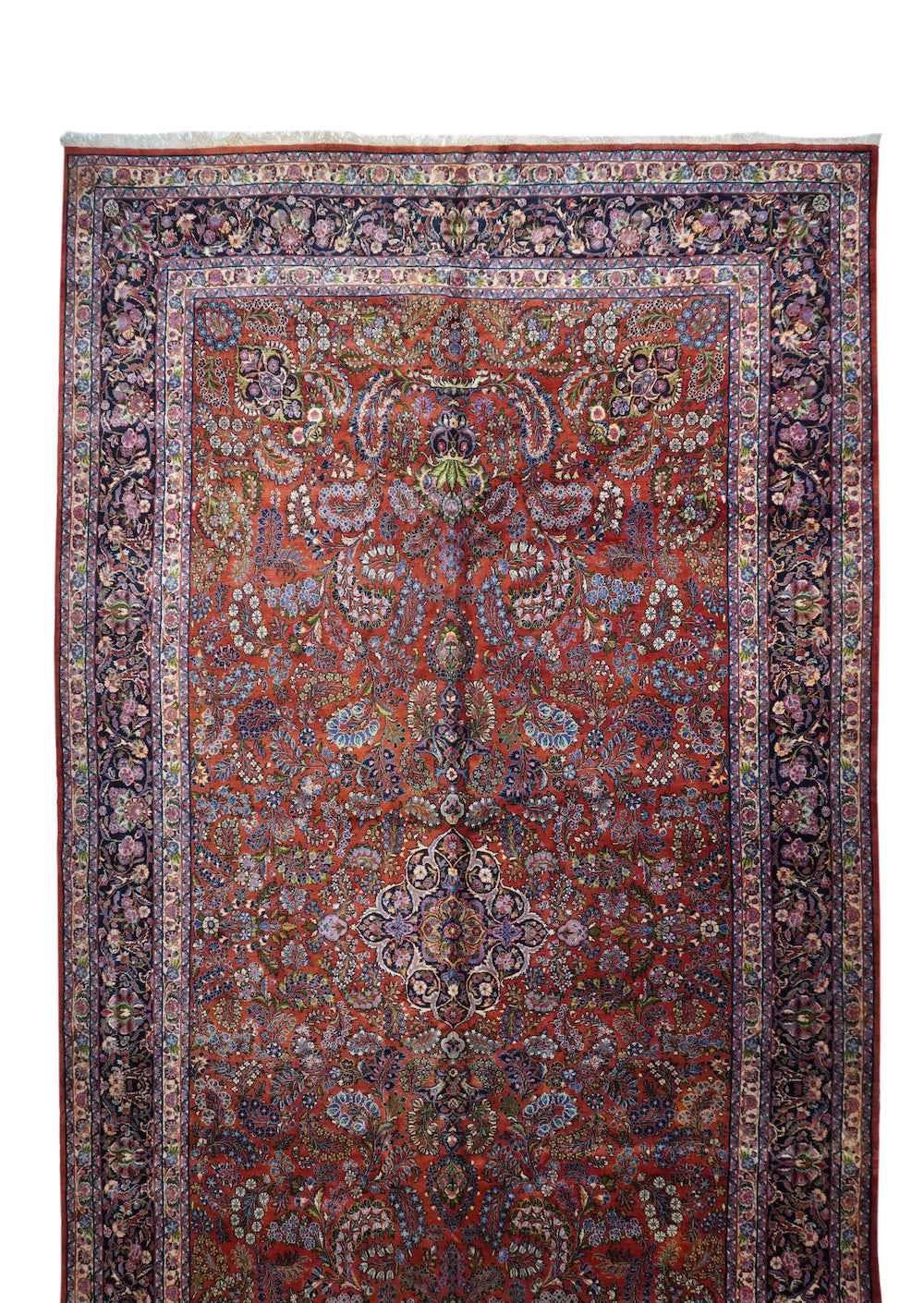 Vintage Kazvin Rug 10'4'' x 19'4''