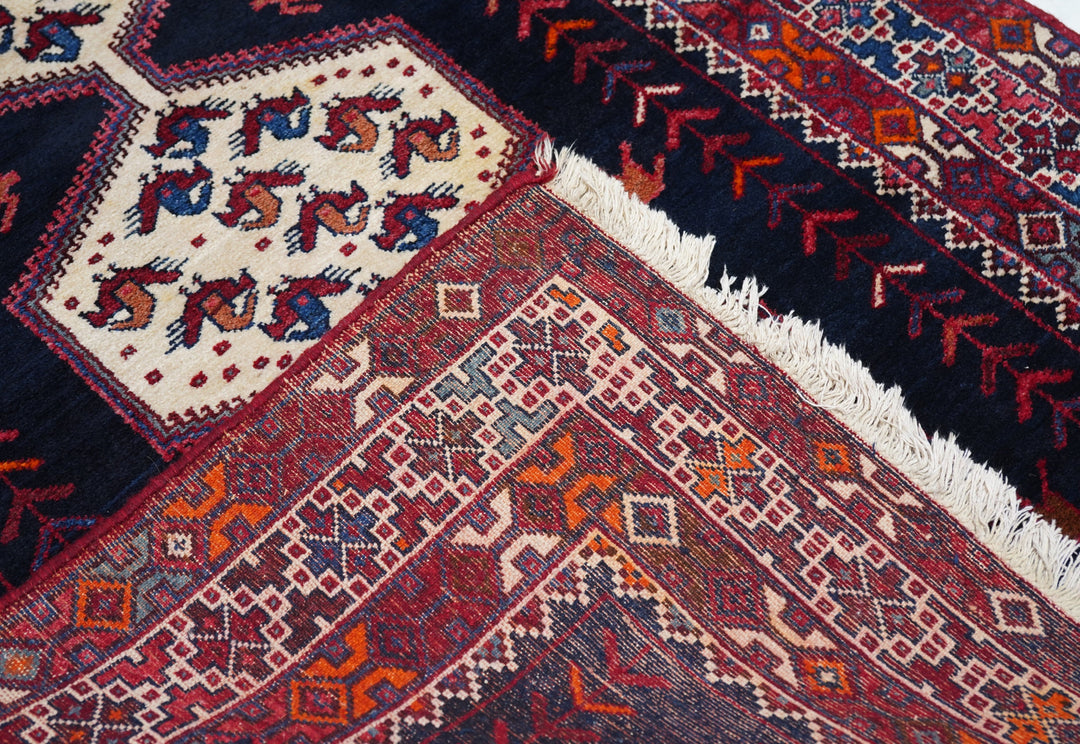 Vintage Hamadan Rug 4'3'' x 6'6''