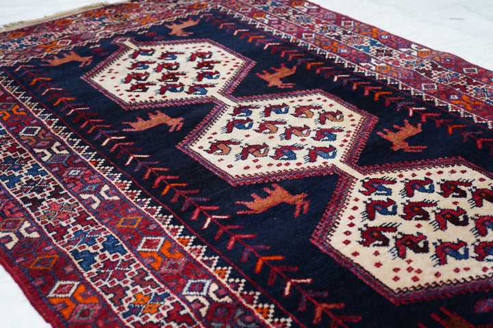 Vintage Hamadan Rug 4'3'' x 6'6''