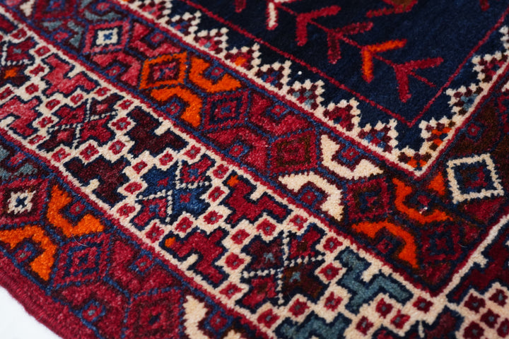 Vintage Hamadan Rug 4'3'' x 6'6''