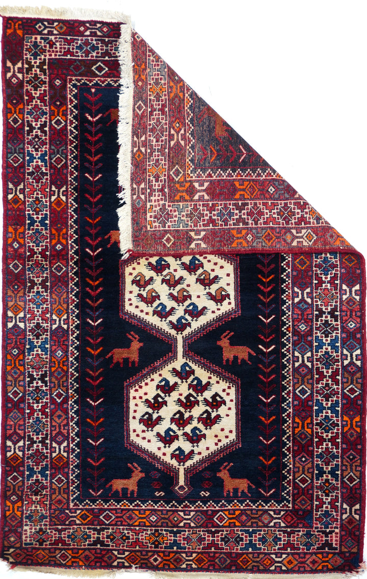 Vintage Hamadan Rug 4'3'' x 6'6''