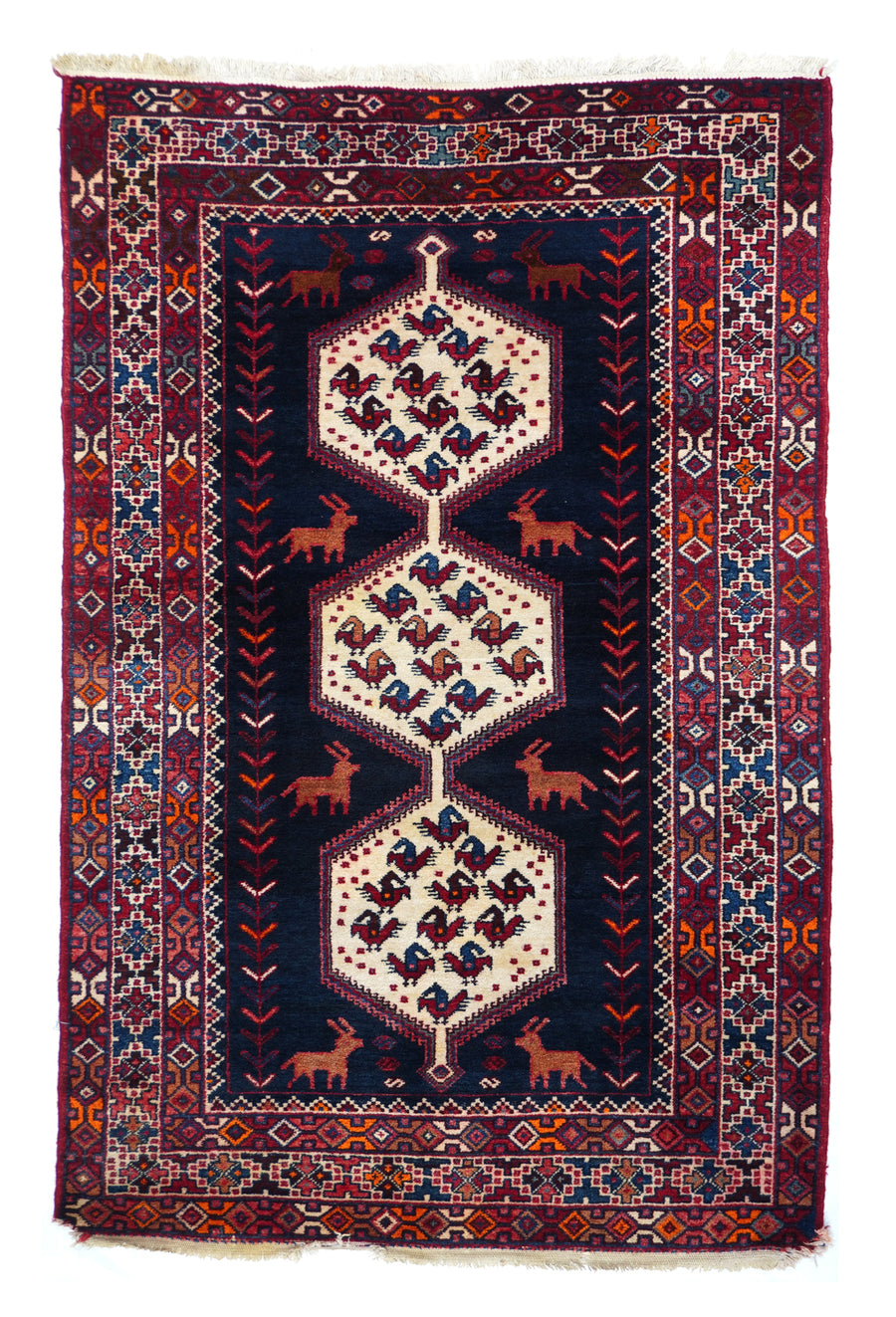 Vintage Hamadan Rug 4'3'' x 6'6''