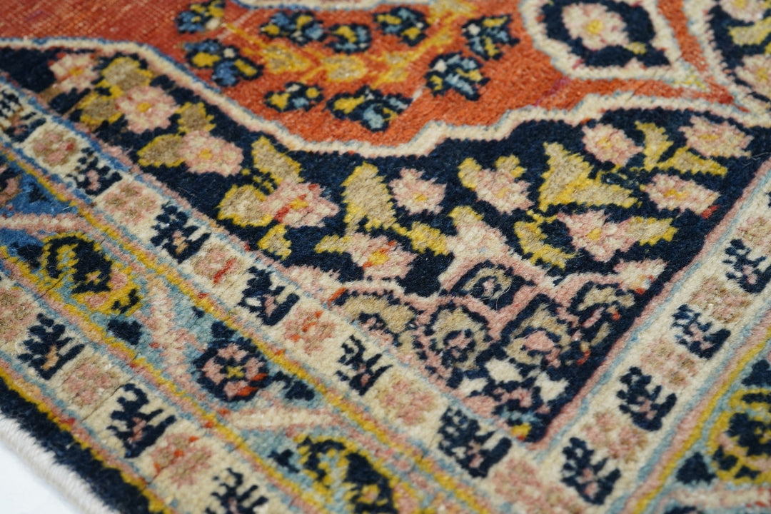 Fine Antique Persian Tabriz Haji Jalili Rug 1'10'' x 2'4''