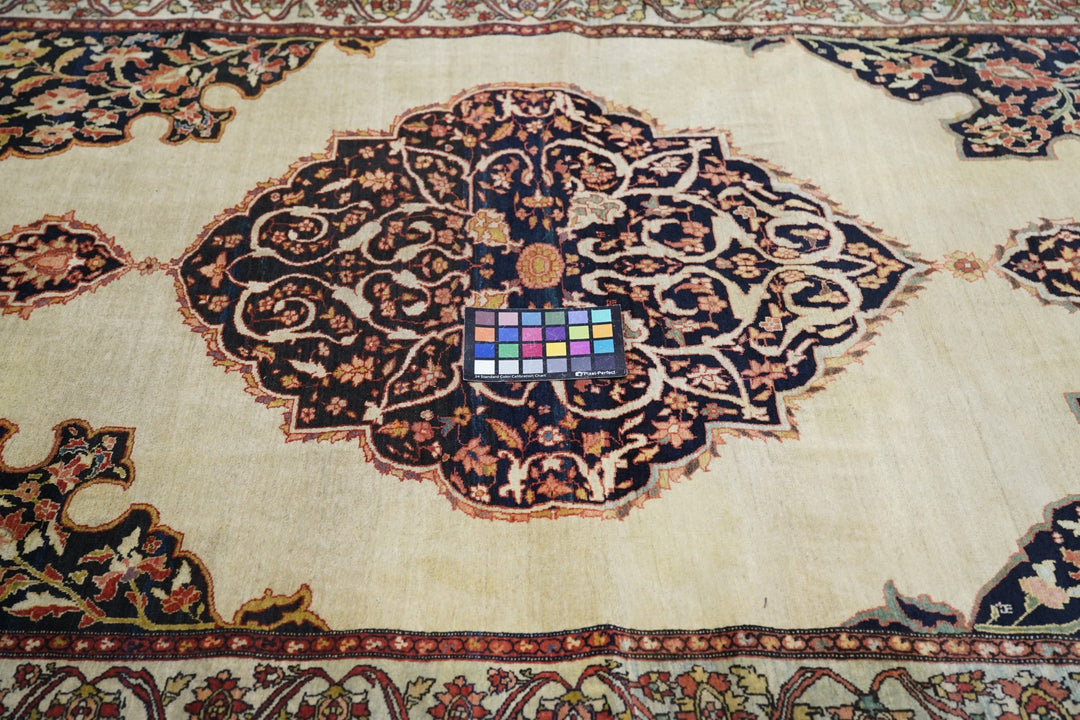 Antique Sarouk Rug 4'2'' x 5'10''