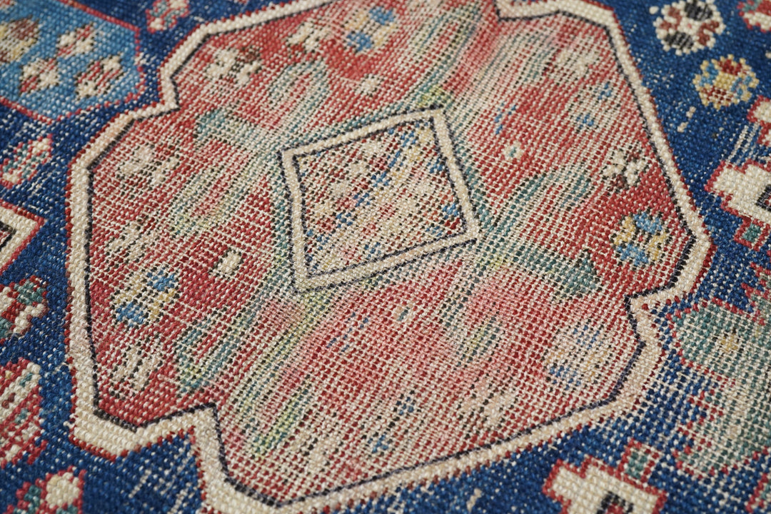 Antique Kazak Runner 3'6'' x 10'9''