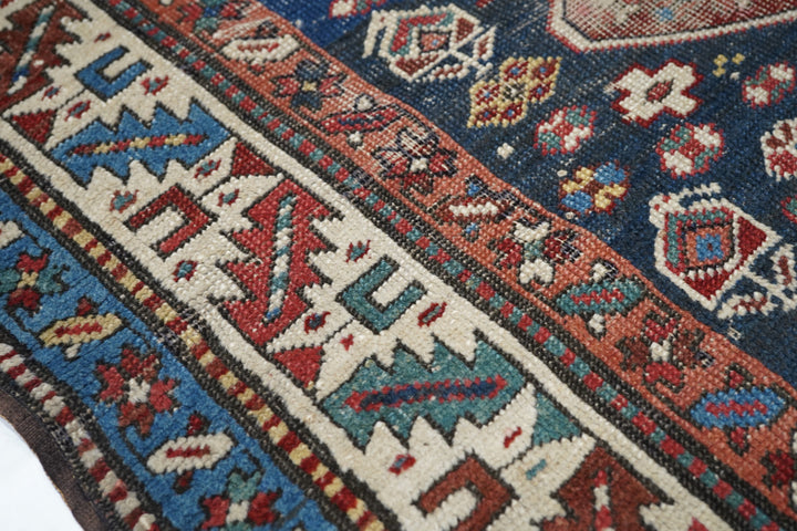 Antique Kazak Runner 3'6'' x 10'9''