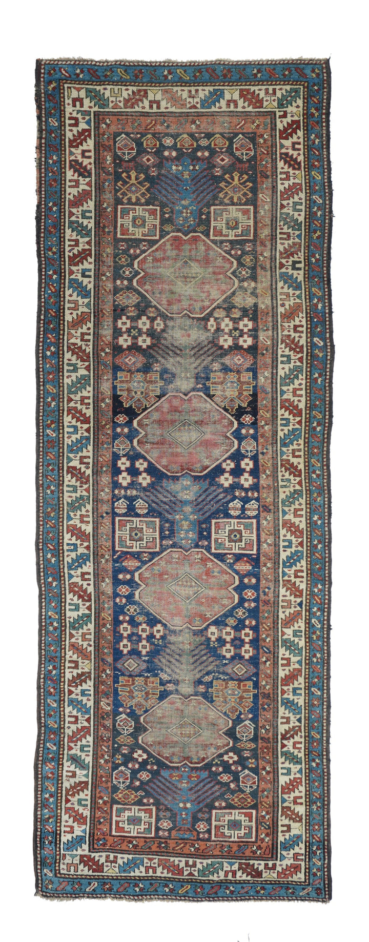 Antique Kazak Rug 3'6'' x 10'9''