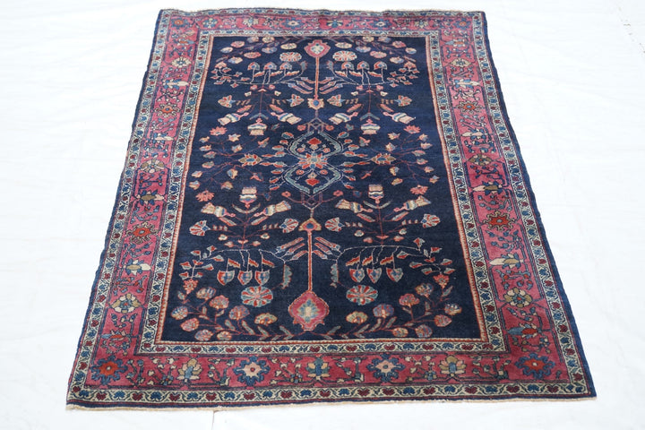 Antique Farahan Sarouk Rug 3'3'' x 4'10''