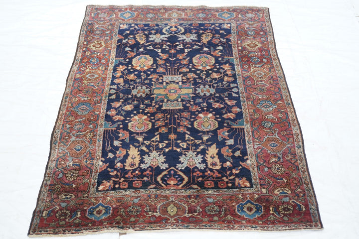 Antique Farahan Sarouk Rug 3'3'' x 4'11''