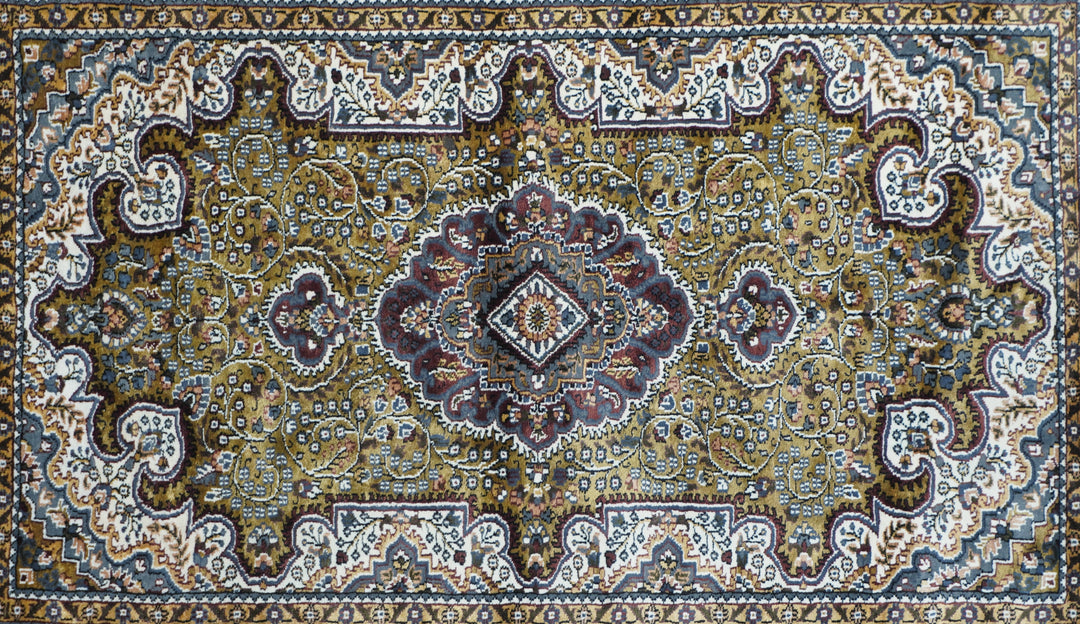 Indian Kashmir Rug 4'1'' x 5'11''