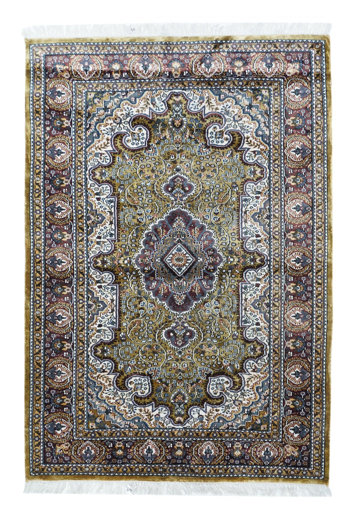 Indian Kashmir Rug 4'1'' x 5'11''