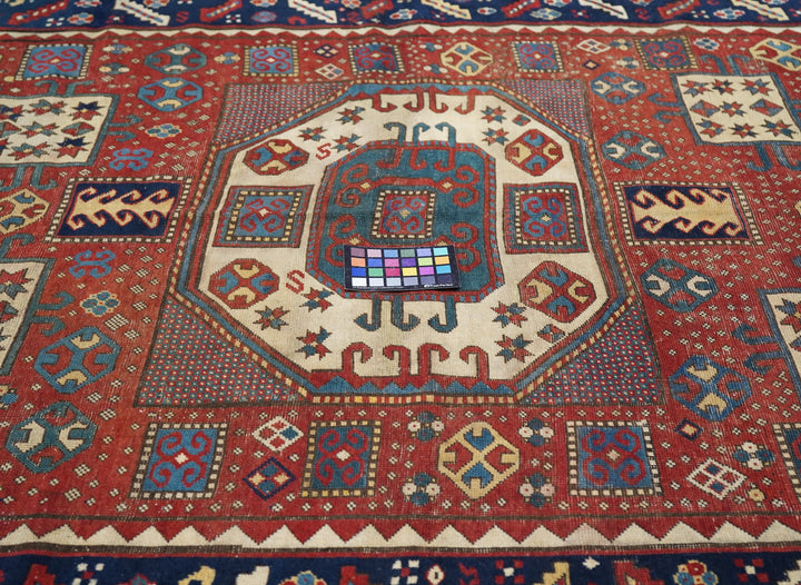 Antique Karabagh Kazak Rug 5'7'' x 6'8''