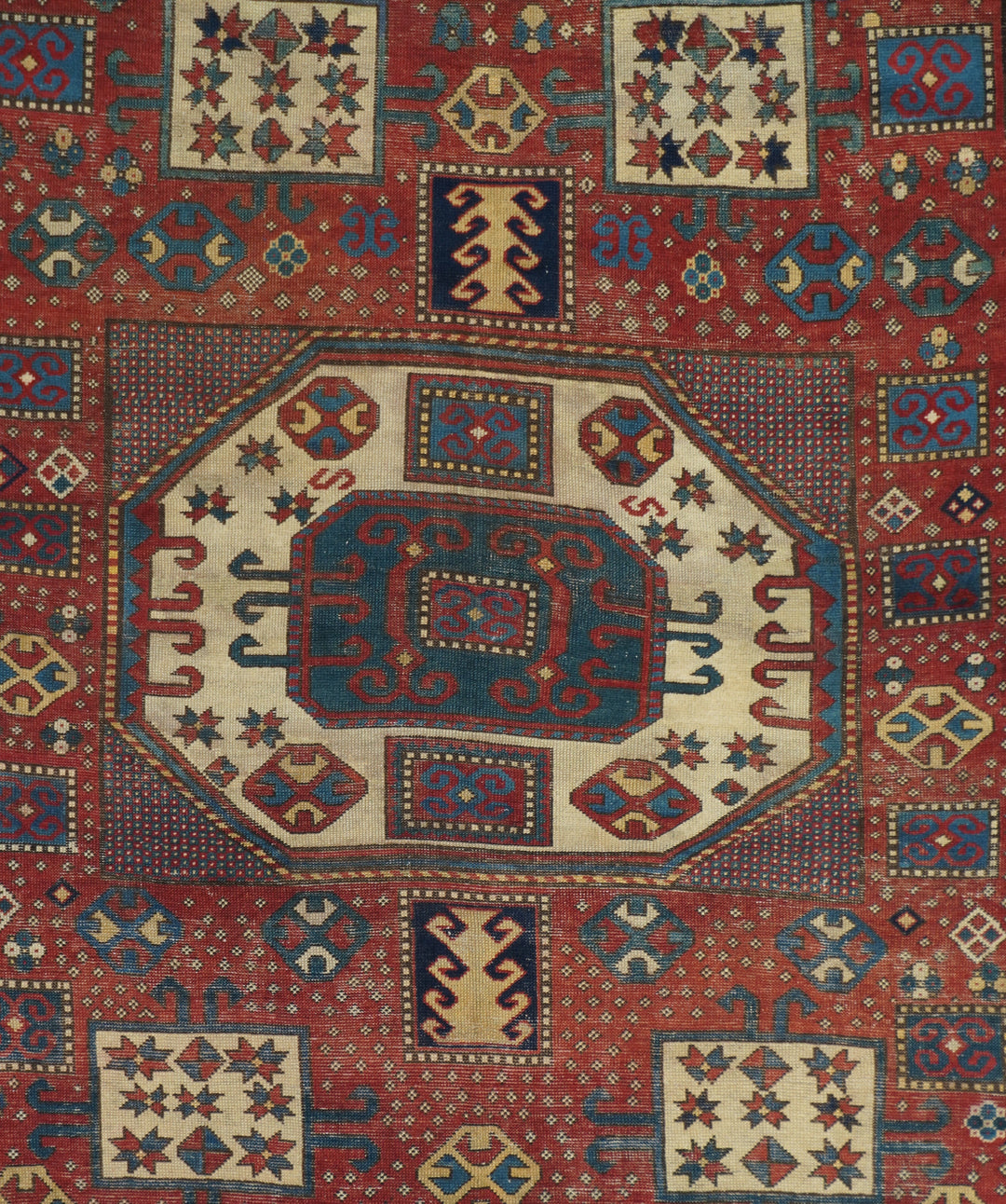 Antique Karabagh Kazak Rug 5'7'' x 6'8''