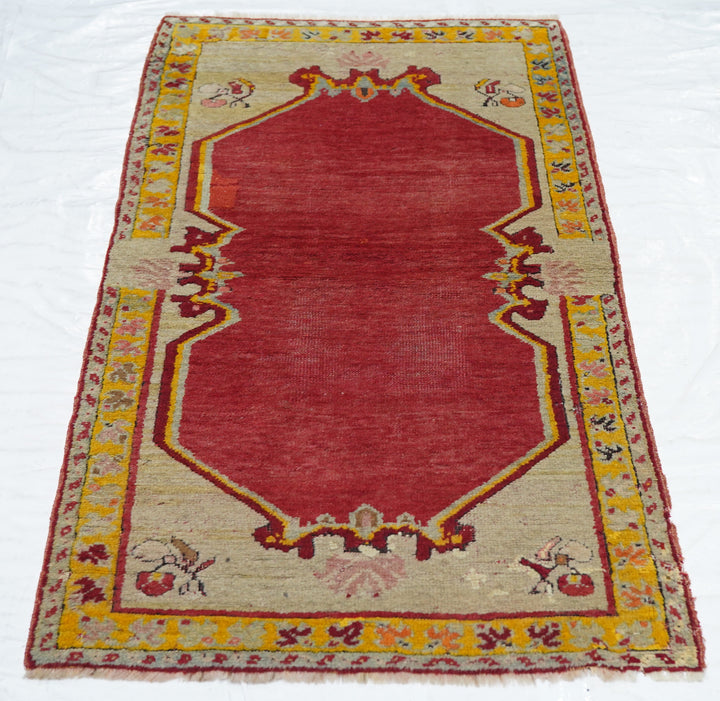 Antique Oushak Rug 2'4'' x 4'6''