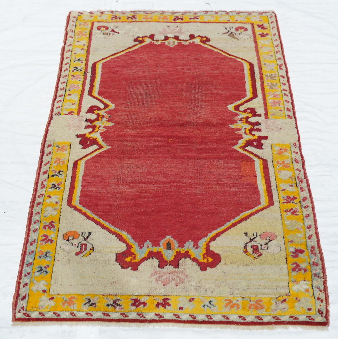 Antique Oushak Rug 2'4'' x 4'6''