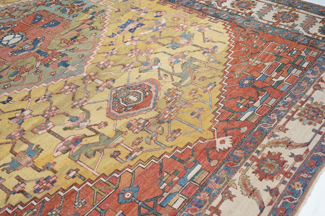 Antique Bakhshayesh Rug 9'8'' x 12'6''