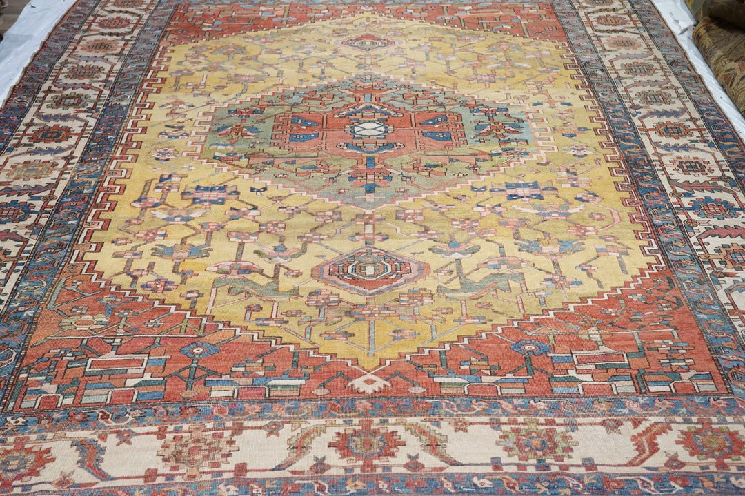 Antique Bakhshayesh Rug 9'8'' x 12'6''