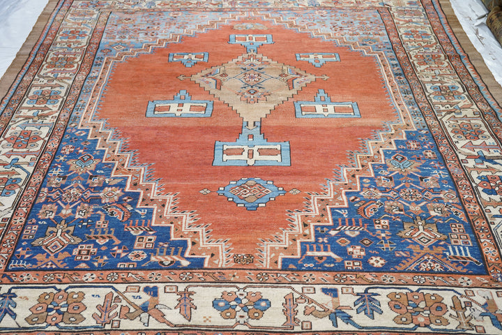 Antique Bakshayesh Rug 8'7'' x 11'1''