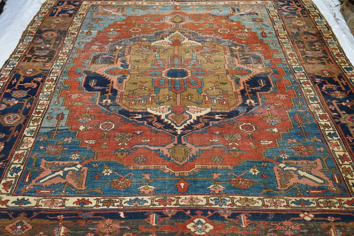 Antique Bakhshayesh Rug 8'11'' x 11'7''