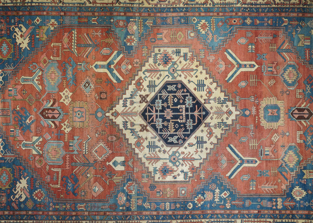 Antique Serapi Bakhshyesh Rug 11'6'' x 18'6''