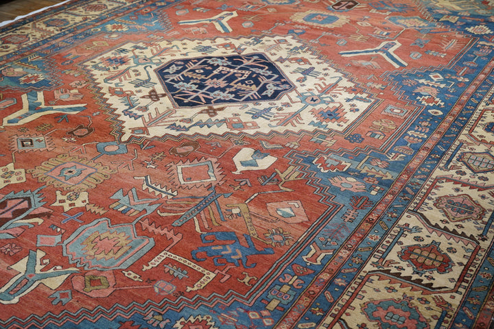 Antique Serapi Bakhshyesh Rug 11'6'' x 18'6''