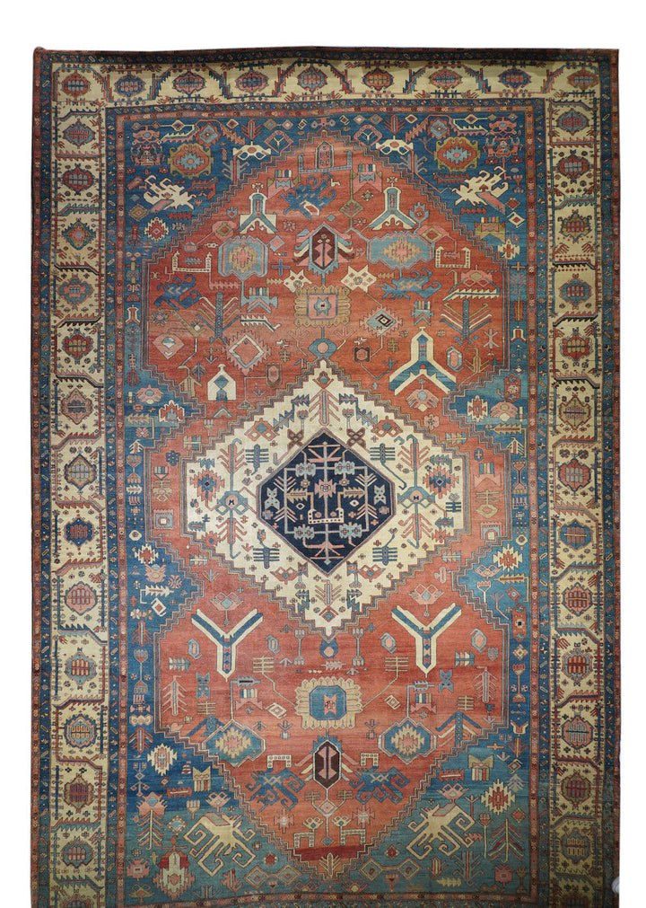 Antique Serapi Bakhshaish Rug 11'6'' x 18'6''