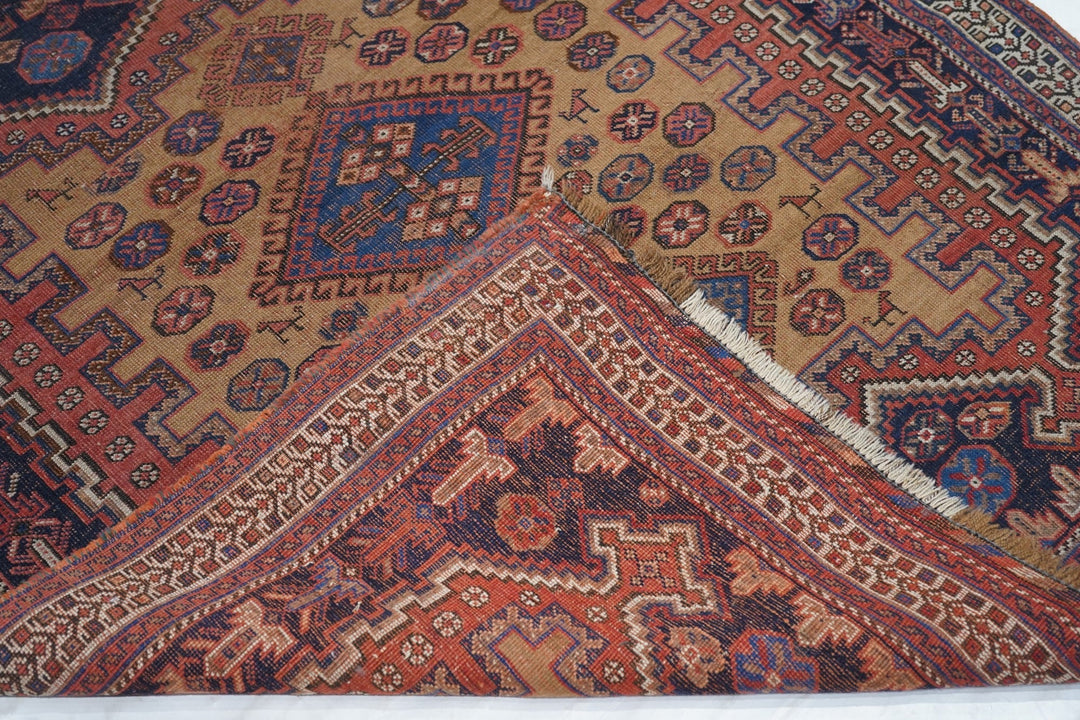 Antique Afshar Rug 3'11'' x 4'5''