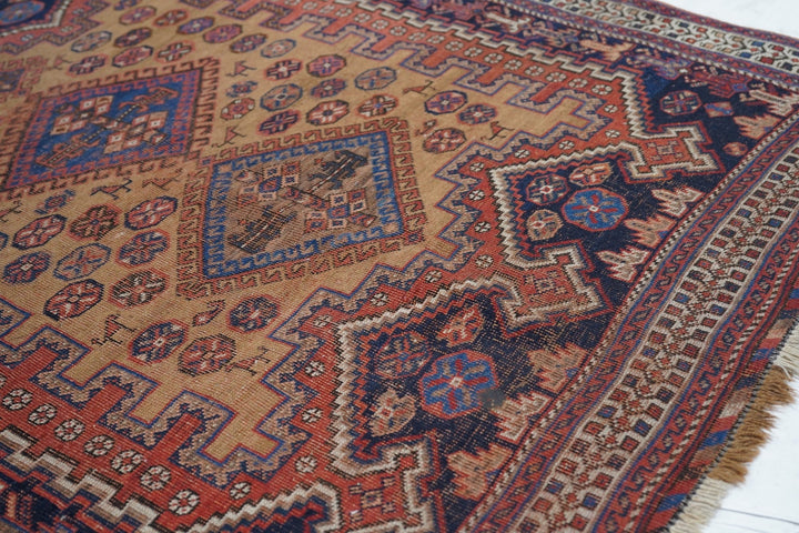 Antique Afshar Rug 3'11'' x 4'5''