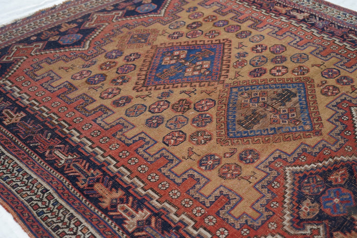 Antique Afshar Rug 3'11'' x 4'5''