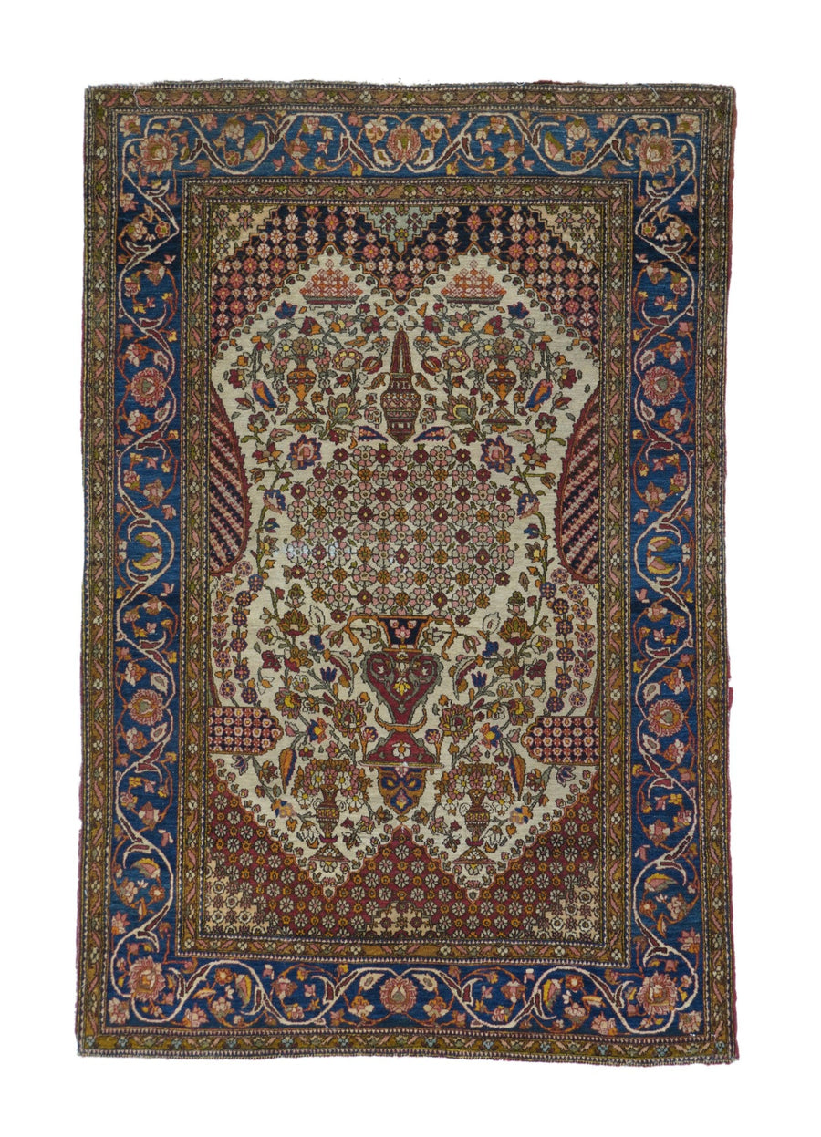 Antique Tehran Rug 4'5'' x 6'8''