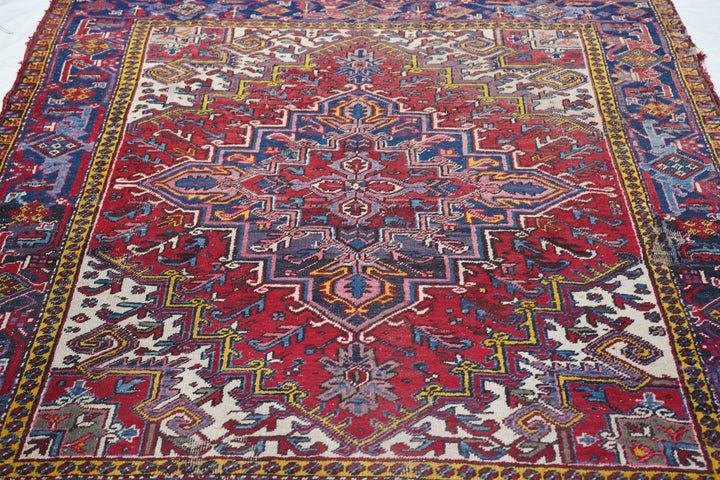 Vintage Heriz Rug 6'11'' x 7'6''