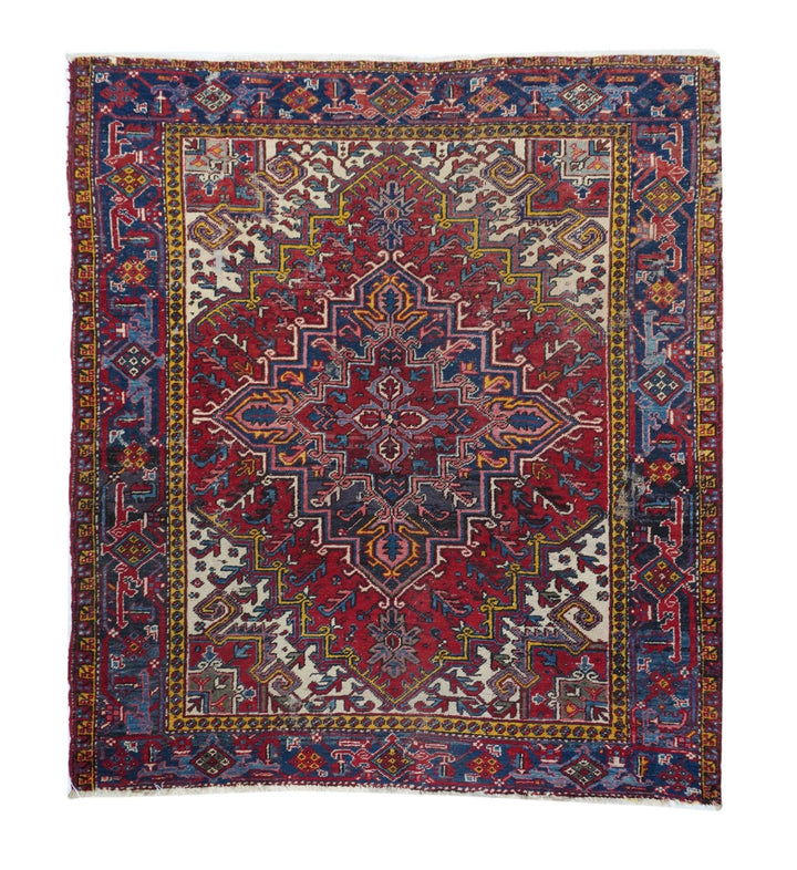 Vintage Heriz Rug 6'11'' x 7'6''