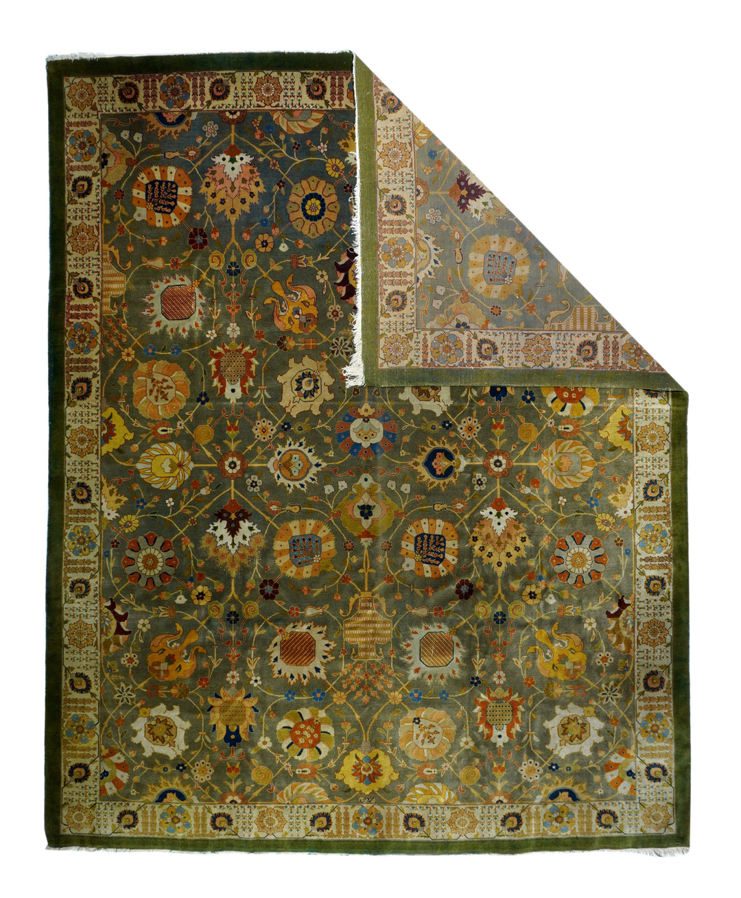 Antique Tabriz Rug 9'7'' x 11'11''