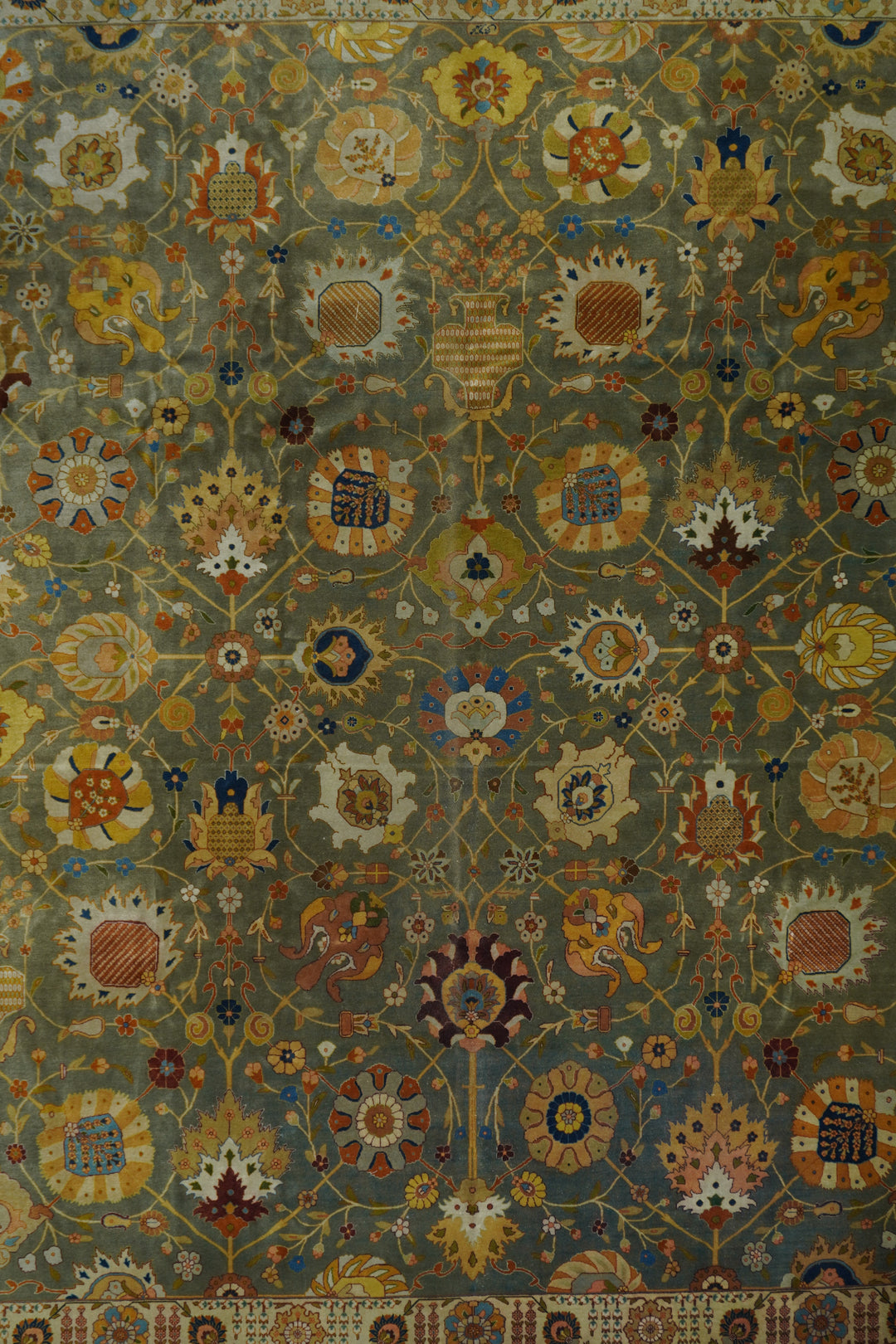 Antique Tabriz Rug 9'7'' x 11'11''