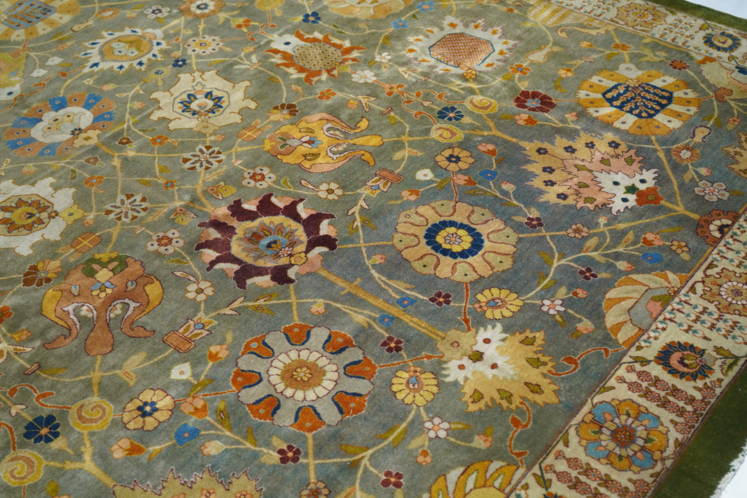 Antique Tabriz Rug 9'7'' x 11'11''