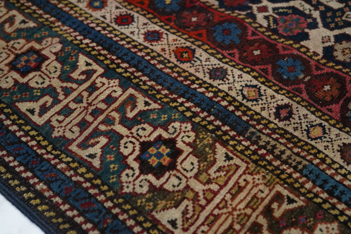 Antique Caucasian Shirvan Rug 3'0" x 4'5''