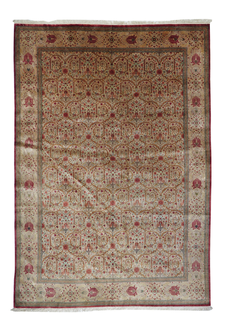 Vintage Qum Rug 6'6'' x 9'5''