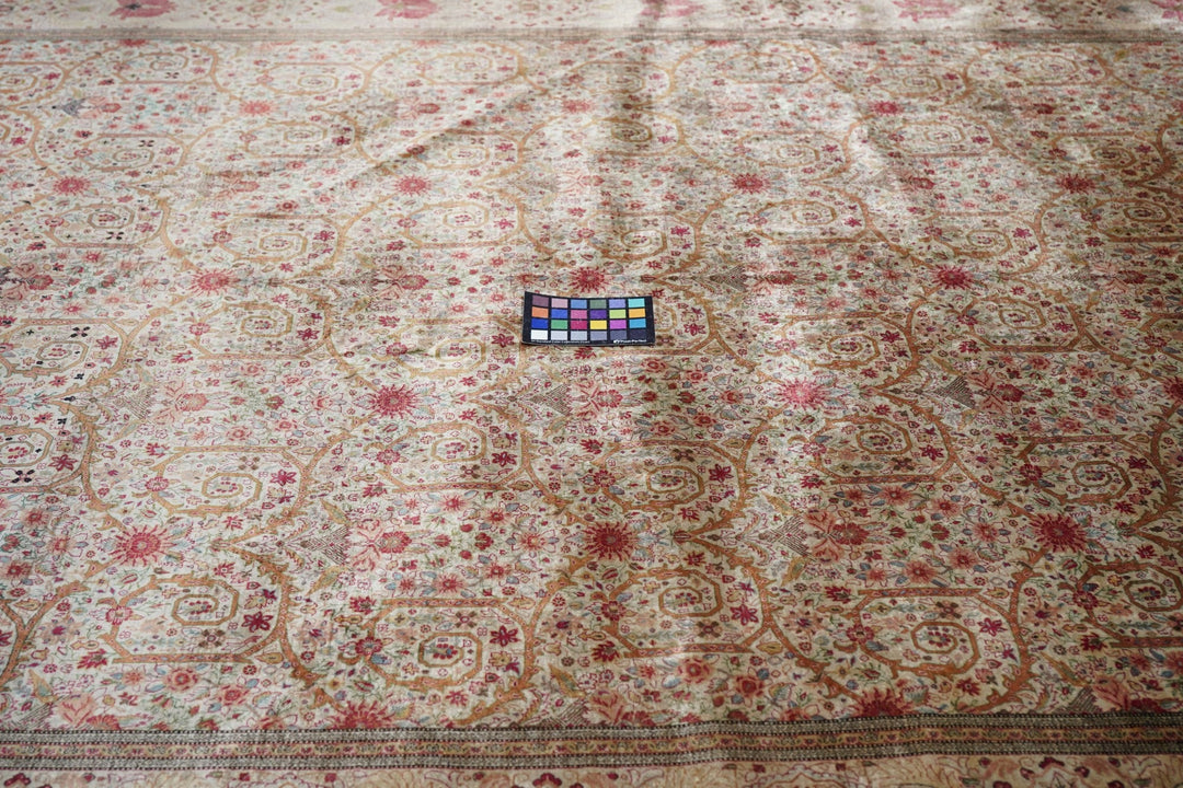 Extremely Fine Persian Silk Qum Rug 6'6'' x 9'5''