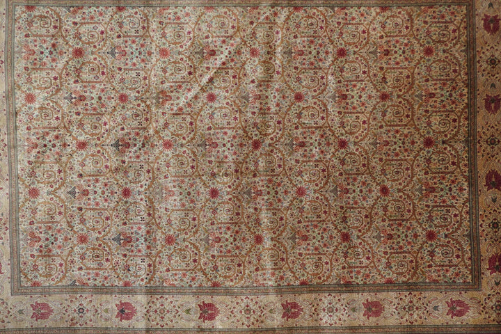 Extremely Fine Persian Silk Qum Rug 6'6'' x 9'5''