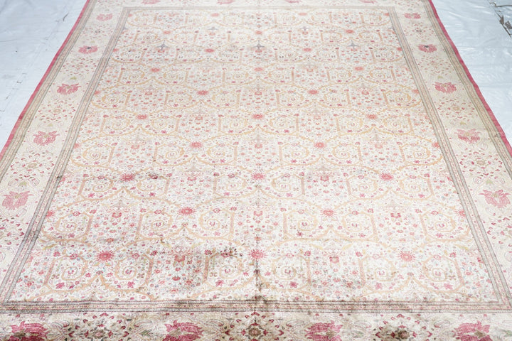 Extremely Fine Persian Silk Qum Rug 6'6'' x 9'5''