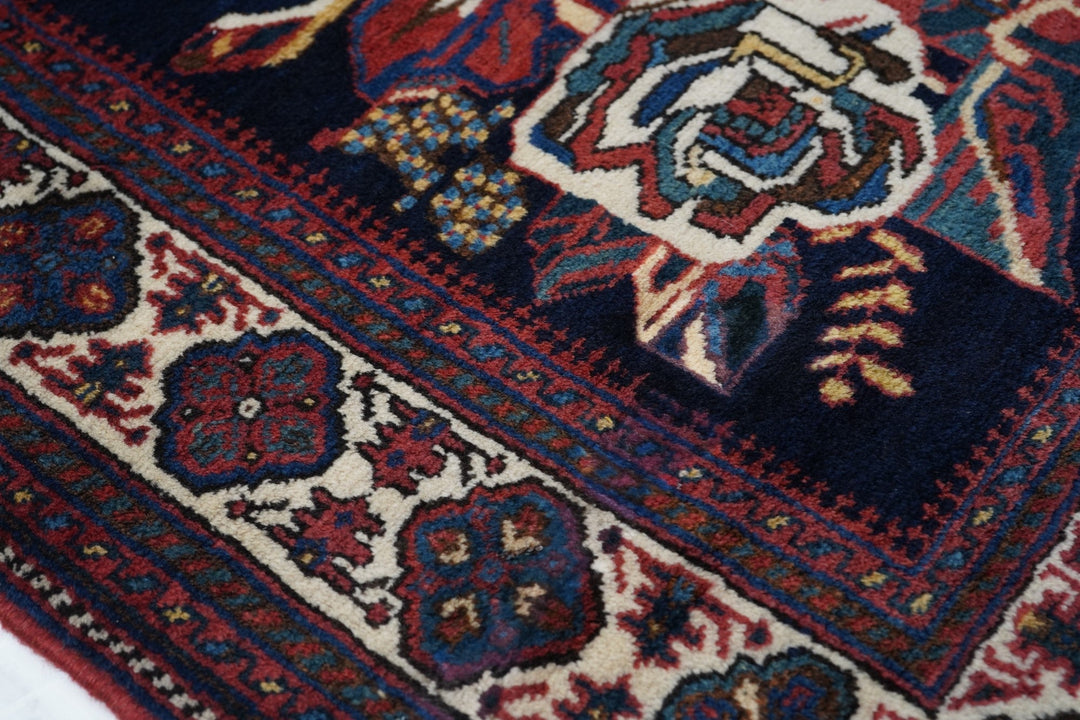 Antique Afshar Rug 4'3'' x 5'5''