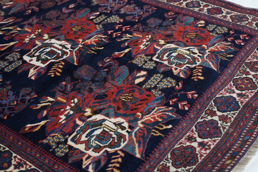 Antique Afshar Rug 4'3'' x 5'5''