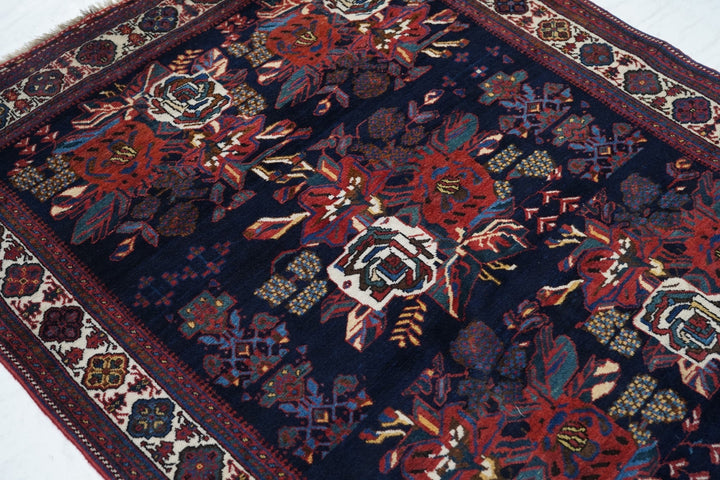 Antique Afshar Rug 4'3'' x 5'5''