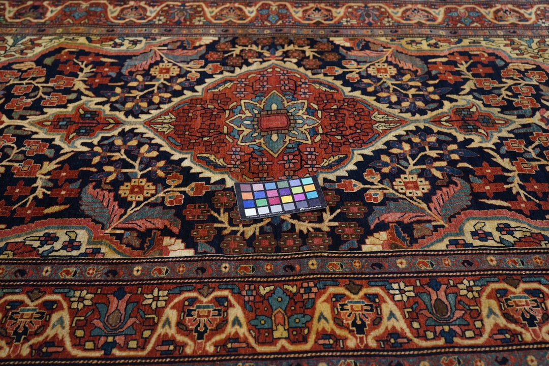 Antique Farahan Sarouk Rug 4'5'' x 6'8''