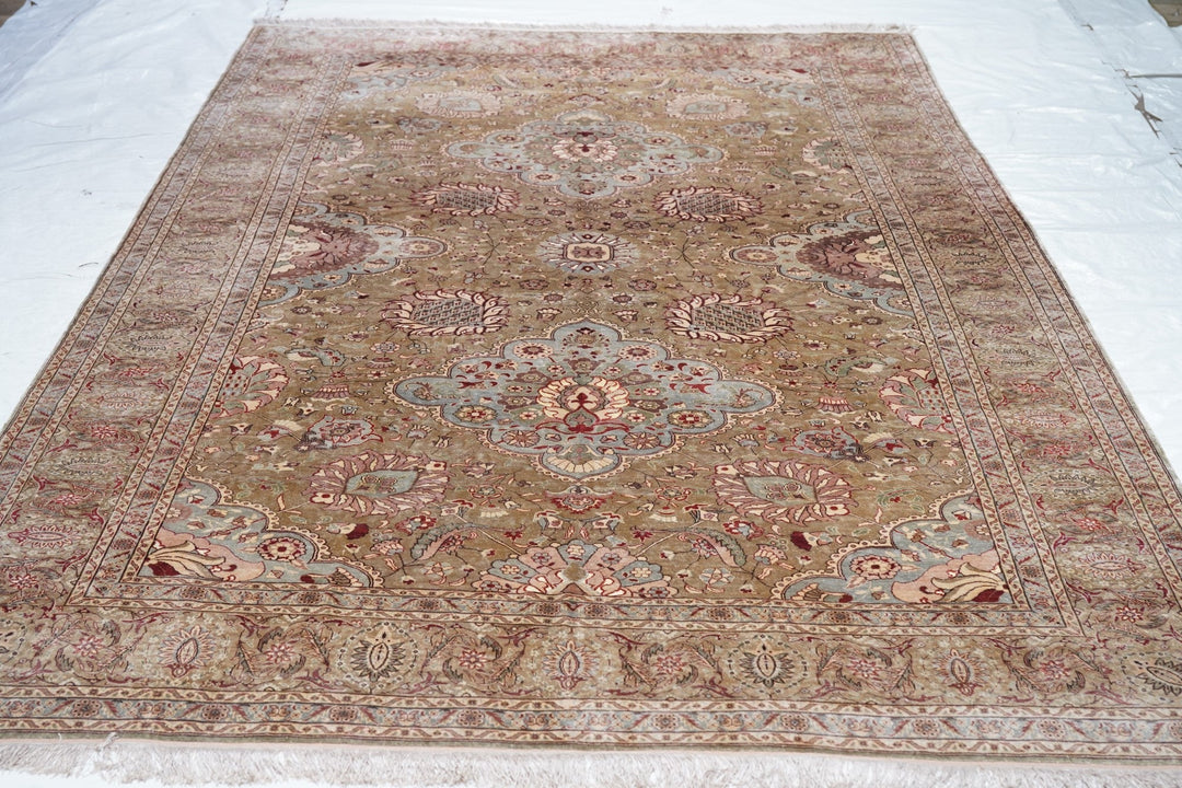 Antique Turkish Hereke Rug 6'7'' x 9'10''