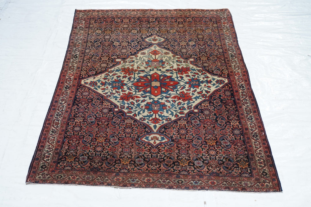 Antique Farahan Sarouk Rug 3'2'' x 4'9''